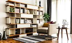 Melamine-plywood-bookshelves