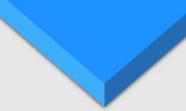 blue melamine board