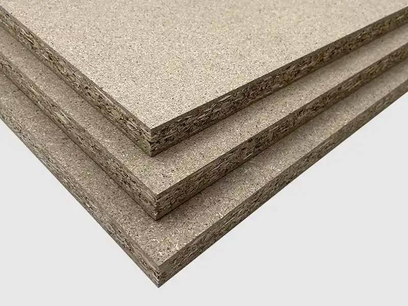 plain particle board