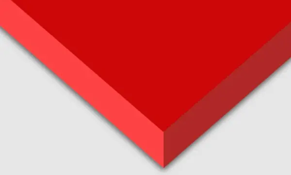 red melamine board