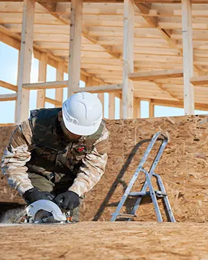 scaffolding and site protection boards for african builders