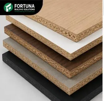 Decorative laminated particle board panels for cabinets wardrobes and furniture production