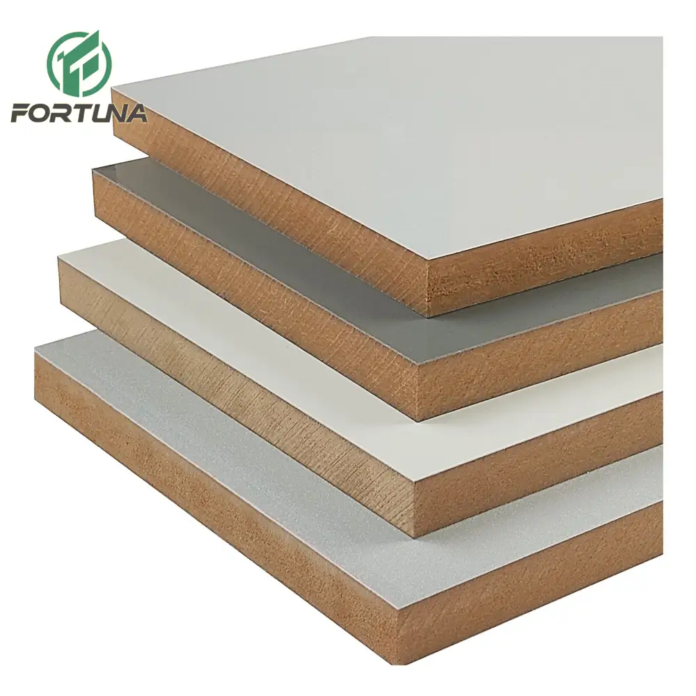 What are the commercial applications of melamine board